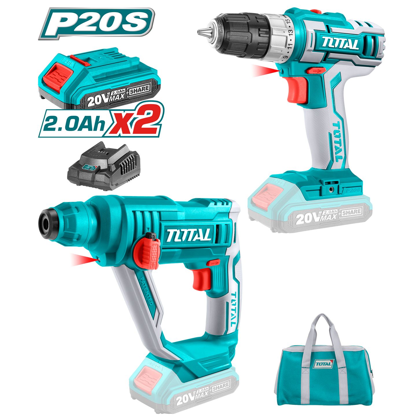 CORDLESS COMBO KIT B&C INCLUDED ECL-KIT3 (TCKLI2008)