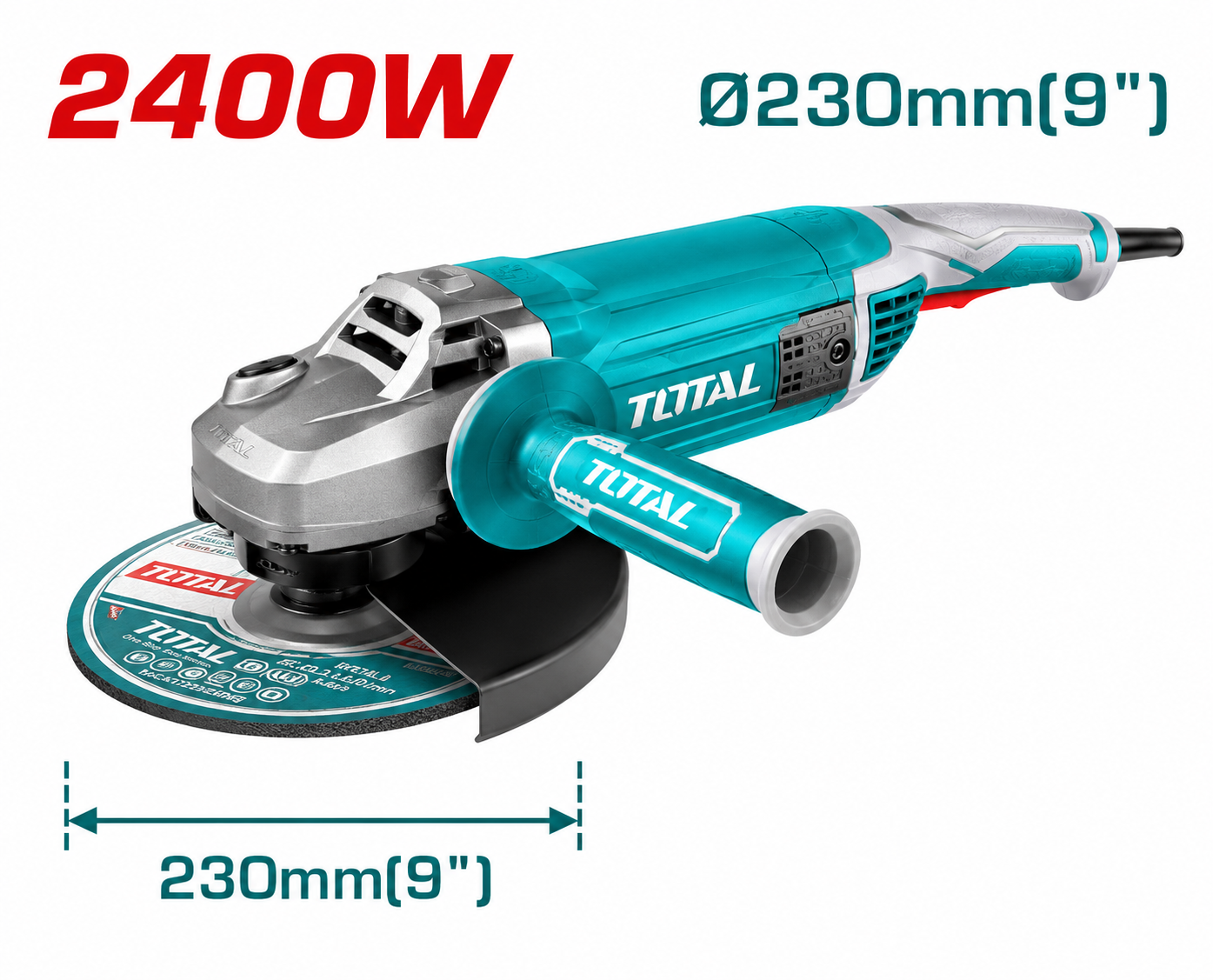 ANGLE GRINDER 2400W ECD-AG3 (TG1252306)