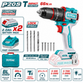 BRUSHLESS CORDLESS IMPACT 20V DRILL 13MM - B&C KIT ECL-ID66B (TIDLI20668)