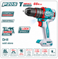 BRUSHLESS CORDLESS IMPACT DRILL ECL-ID66N (TIDLI206681)