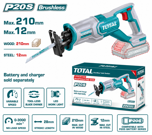 LITHIUM-ION RECIPROCATING SAW EXCLUDED B&C ECL-RS1T (TRSLI2108)