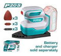 CORDLESS PALM SANDER EXCLUDE B&C ECL-PS1CB (TPSLI2014)