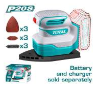 CORDLESS PALM SANDER EXCLUDE B&C ECL-PS1CB (TPSLI2014)