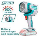 CORDLESS WORK LAMP 2500LM EX. B&C ECL-WL2N (TWLI2088)