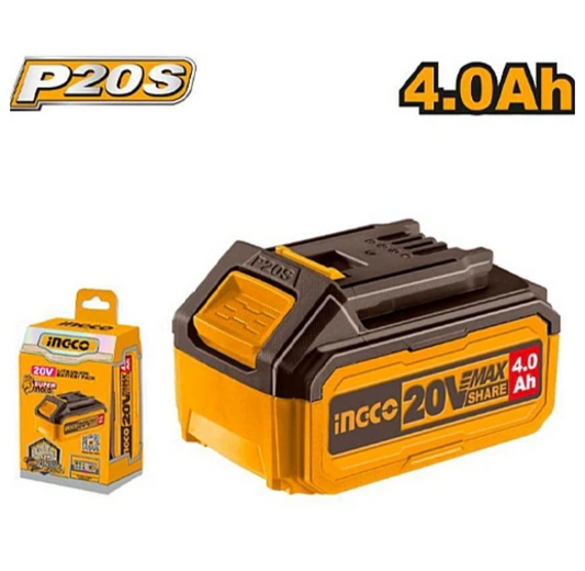 INGCO 20V PS+ C/L BATTERY 4.0AH