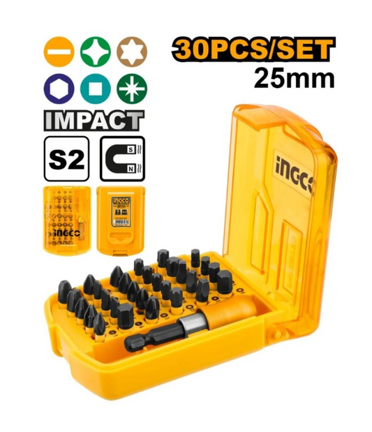 INGCO S/D BIT IMPACT SET S2 30PC