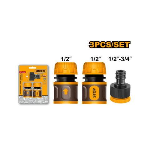 INGCO GARDEN HOSE ADPT SET 1/2 3PC