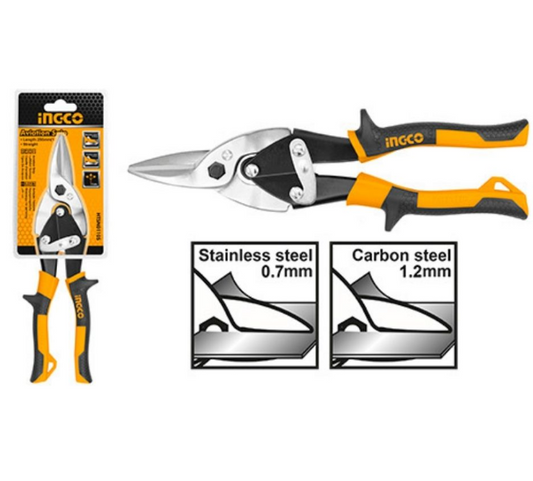 INGCO TIN SNIP AVIATION STRAIGHT