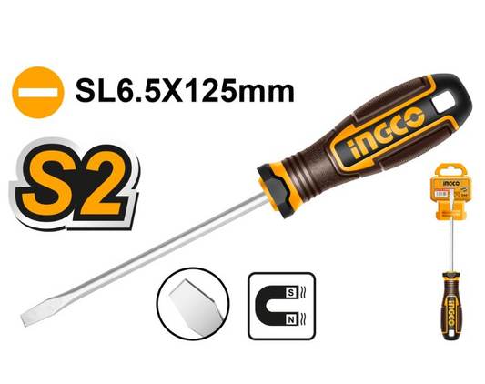 INGCO S/DRIVER S2 6X125MM SLOTTED