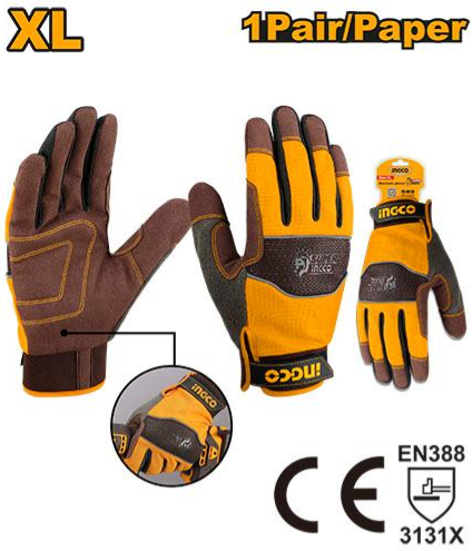 INGCO GLOVE MECHANIC XL