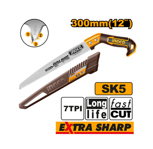 INGCO SAW PRUNING 300MM 7TPI SK5 BLADE