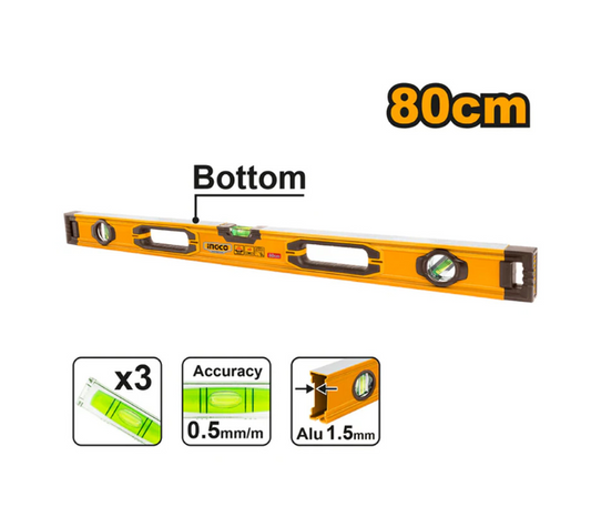 INGCO LEVEL ALUMINIUM 80CM