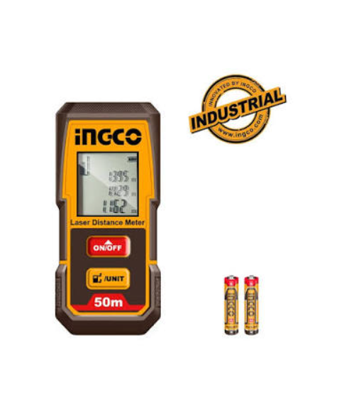INGCO LASER DISTANCE DETECTOR 110M 2 X AA BATT INCL