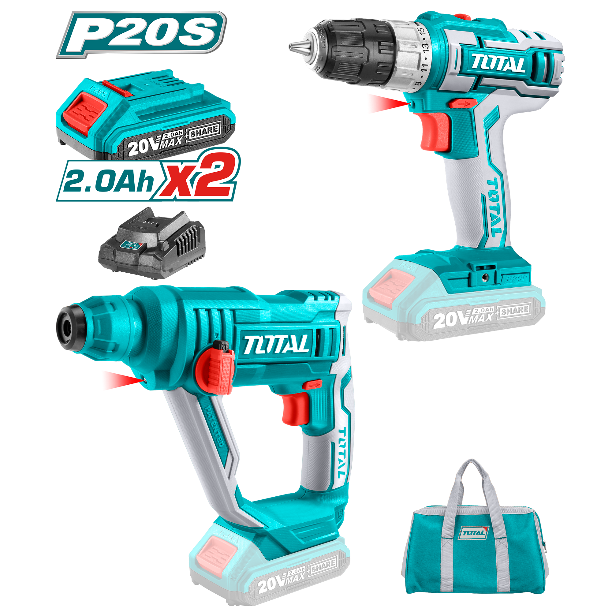 CORDLESS COMBO KIT B&C INCLUDED ECL-KIT3 (TCKLI2008)