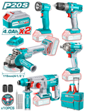 5 Pcs Cordless Industrial Combo Kit ELC-KIT5T (TCKLI20592)