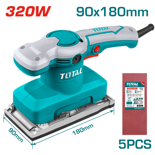 TOTAL FINISHING SANDER 320W ECD-FS1 (TF1301826)
