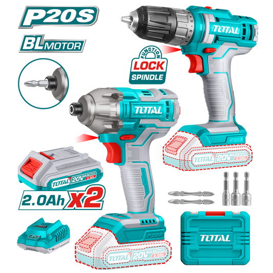CORDLESS 2PCE SET ECL-KIT1B (TCKLI20277)