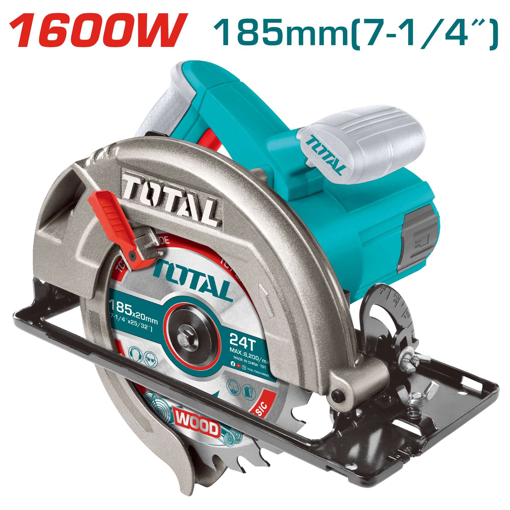 CIRCULAR SAW 1600W ECD-CS1 (TS1161856)